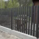 ogrodzenie ze sztachet metalowych